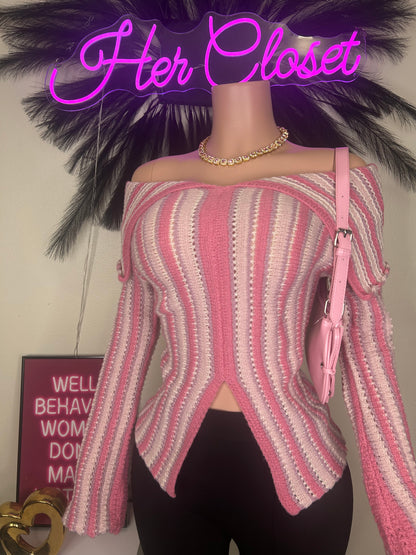 Shades Of Pink Sweater