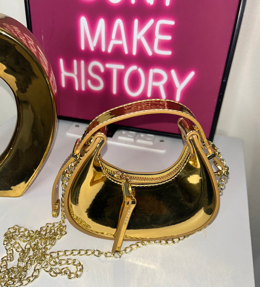 Mini Gold Crossbody